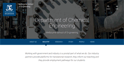 Desktop Screenshot of chemeng.unimelb.edu.au