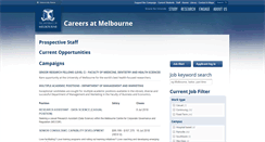Desktop Screenshot of jobs.unimelb.edu.au