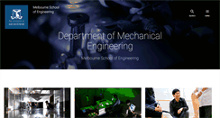 Desktop Screenshot of mech.unimelb.edu.au