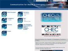 Tablet Screenshot of chec.meu.medicine.unimelb.edu.au