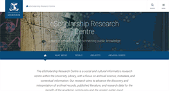 Desktop Screenshot of esrc.unimelb.edu.au