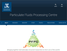 Tablet Screenshot of pfpc.unimelb.edu.au