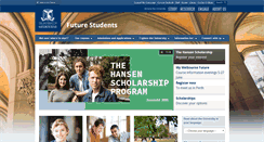 Desktop Screenshot of futurestudents.unimelb.edu.au