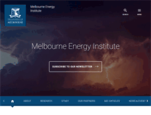 Tablet Screenshot of energy.unimelb.edu.au
