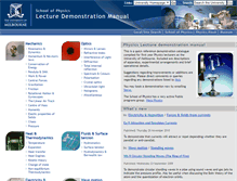 Tablet Screenshot of lecturedemo.ph.unimelb.edu.au
