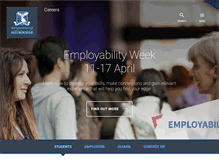 Tablet Screenshot of careers.unimelb.edu.au