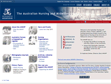 Tablet Screenshot of anmhp.unimelb.edu.au