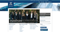 Desktop Screenshot of bcom.unimelb.edu.au