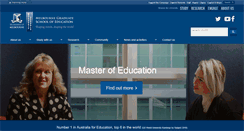 Desktop Screenshot of education.unimelb.edu.au